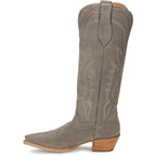 TONY LAMA Boots Tony Lama Women's Ash Grey Liz Suede Western Boots DR4260