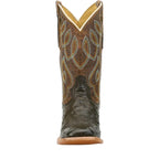 TONY LAMA Boots Tony Lama Women's Chocolate Cheyenne Ostrich Exotic Western Boots RN3643
