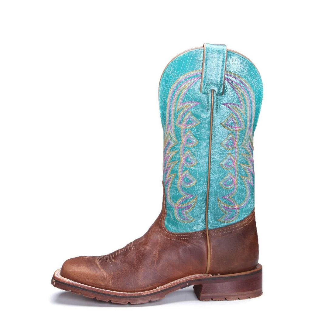 TONY LAMA Boots Tony Lama Women's Jemma Blonde/Tan and Turquoise Western Boots XT5151L