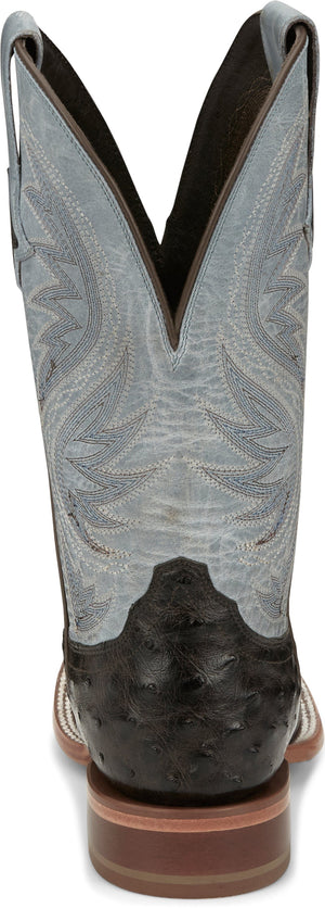 TONY LAMA Boots Tony Lama Women's Searcy Mink Black Full Quill Ostrich Exotic Western Boots TL5406