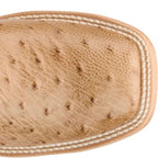 TONY LAMA Boots Tony Lama Women's Tan Cheyenne Smooth Ostrich Exotic Western Boots RN3642