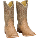 TONY LAMA Boots Tony Lama Women's Tan Cheyenne Smooth Ostrich Exotic Western Boots RN3642