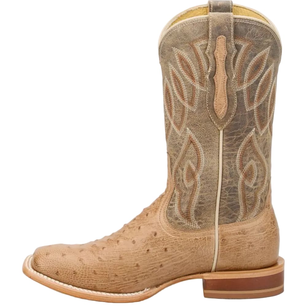 TONY LAMA Boots Tony Lama Women's Tan Cheyenne Smooth Ostrich Exotic Western Boots RN3642