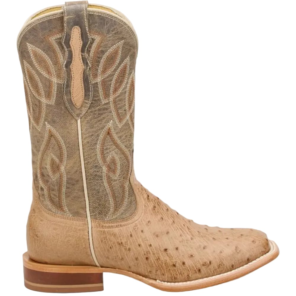 TONY LAMA Boots Tony Lama Women's Tan Cheyenne Smooth Ostrich Exotic Western Boots RN3642