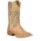 TONY LAMA Boots Tony Lama Women's Tan Cheyenne Smooth Ostrich Exotic Western Boots RN3642