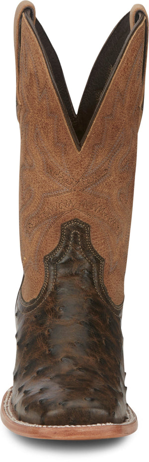 Tony Lama Boots Tony Lama Women's Tori Umber Full Quill Ostrich Exotic Western Boots TL5405
