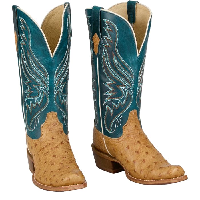 TONY LAMA Boots Tony Lama Women's Umber Zaire Full Quill Ostrich Exotic Boots SA6113