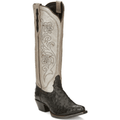 TONY LAMA Boots Tony Lama Women's Vaqueras Ines Full Quill Ostrich Mink Boot VF3055