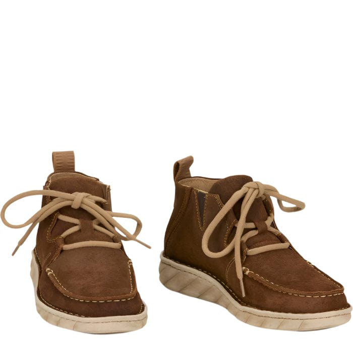 ラブミータッチ Tony Lama Men's Estancia Chocolate Lace-Up Casual Shoe TLC511