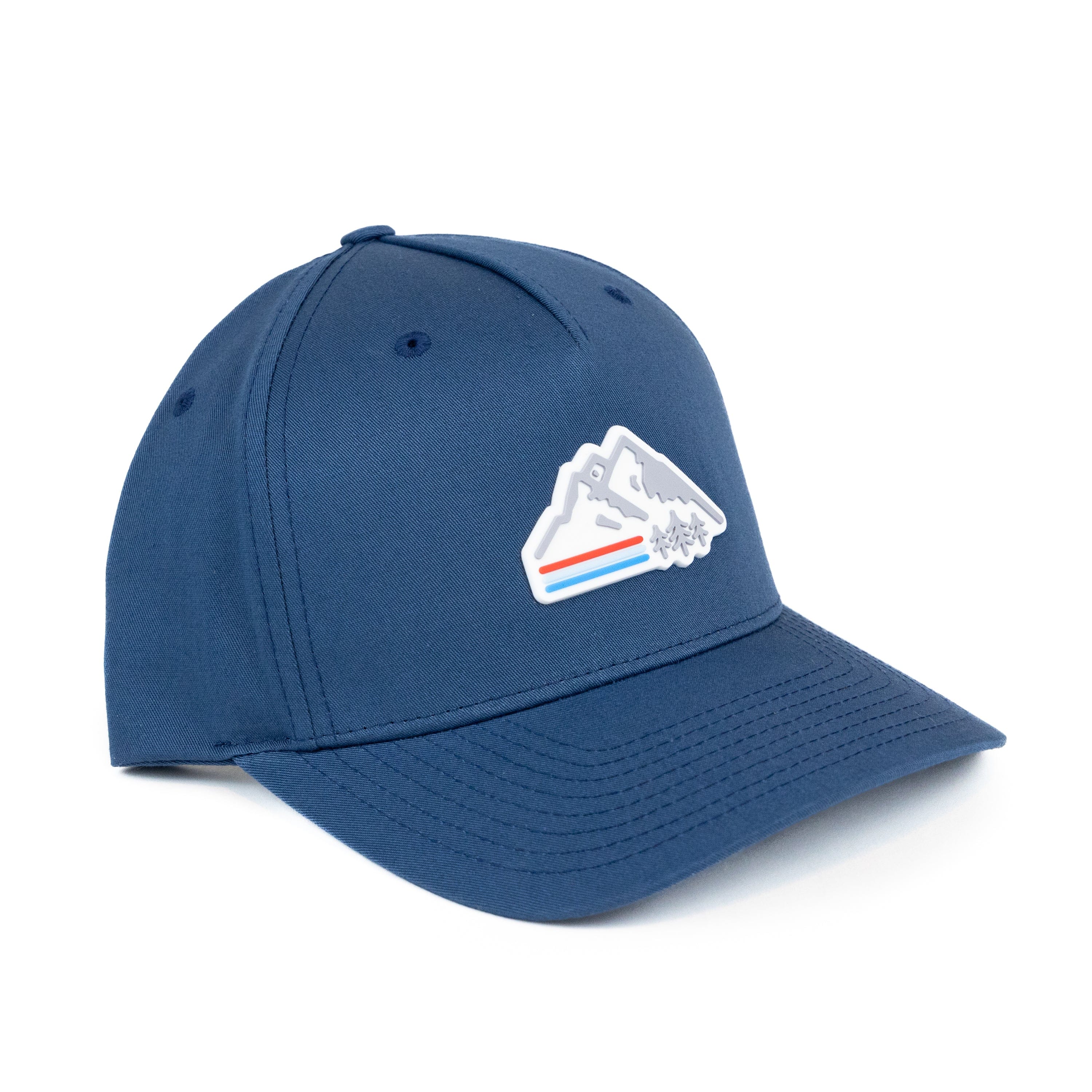 TriPine Baseball Hat Light Navy Retro Mountain Baseball Hat