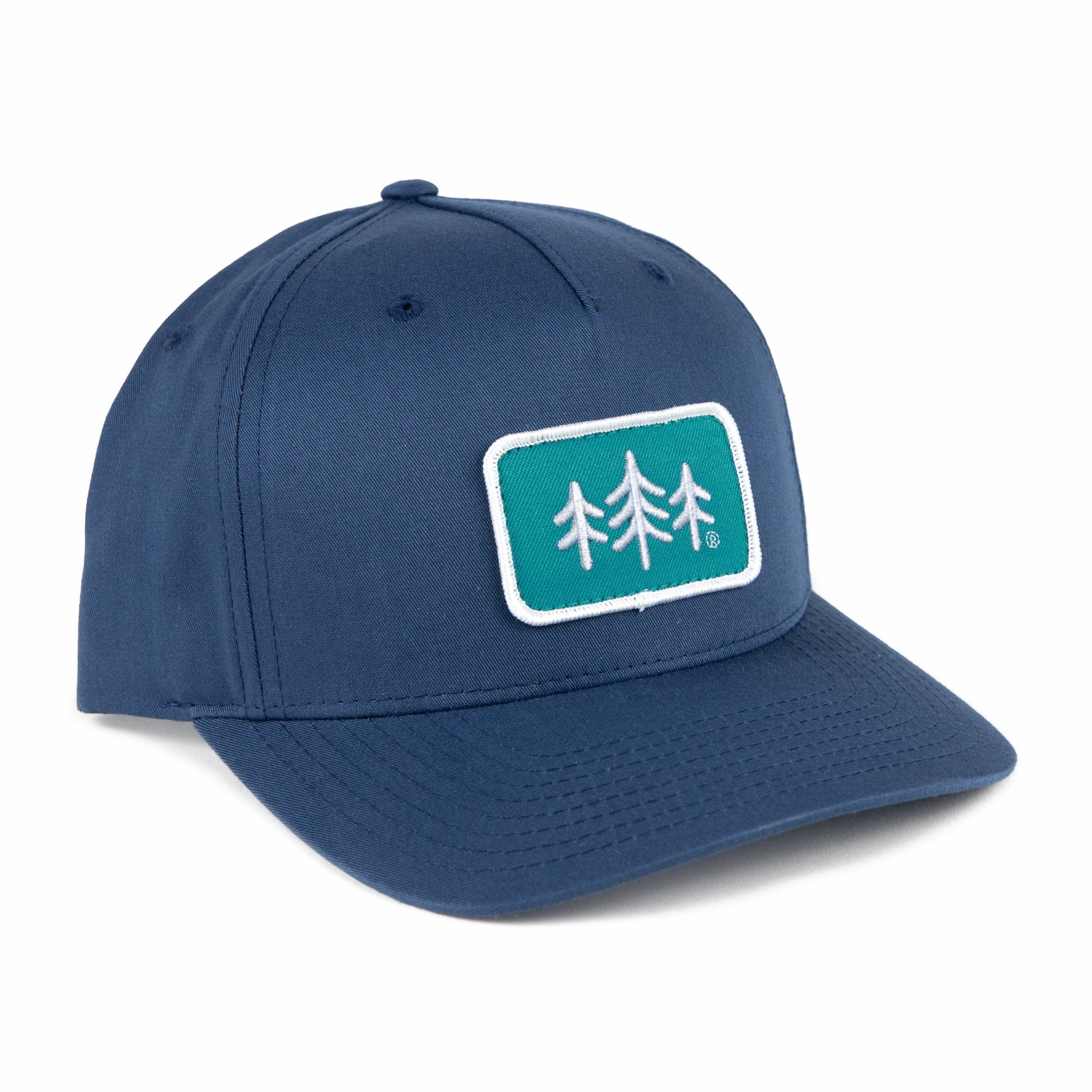 TriPine Baseball Hat Light Navy TriPine Patch Baseball Hat