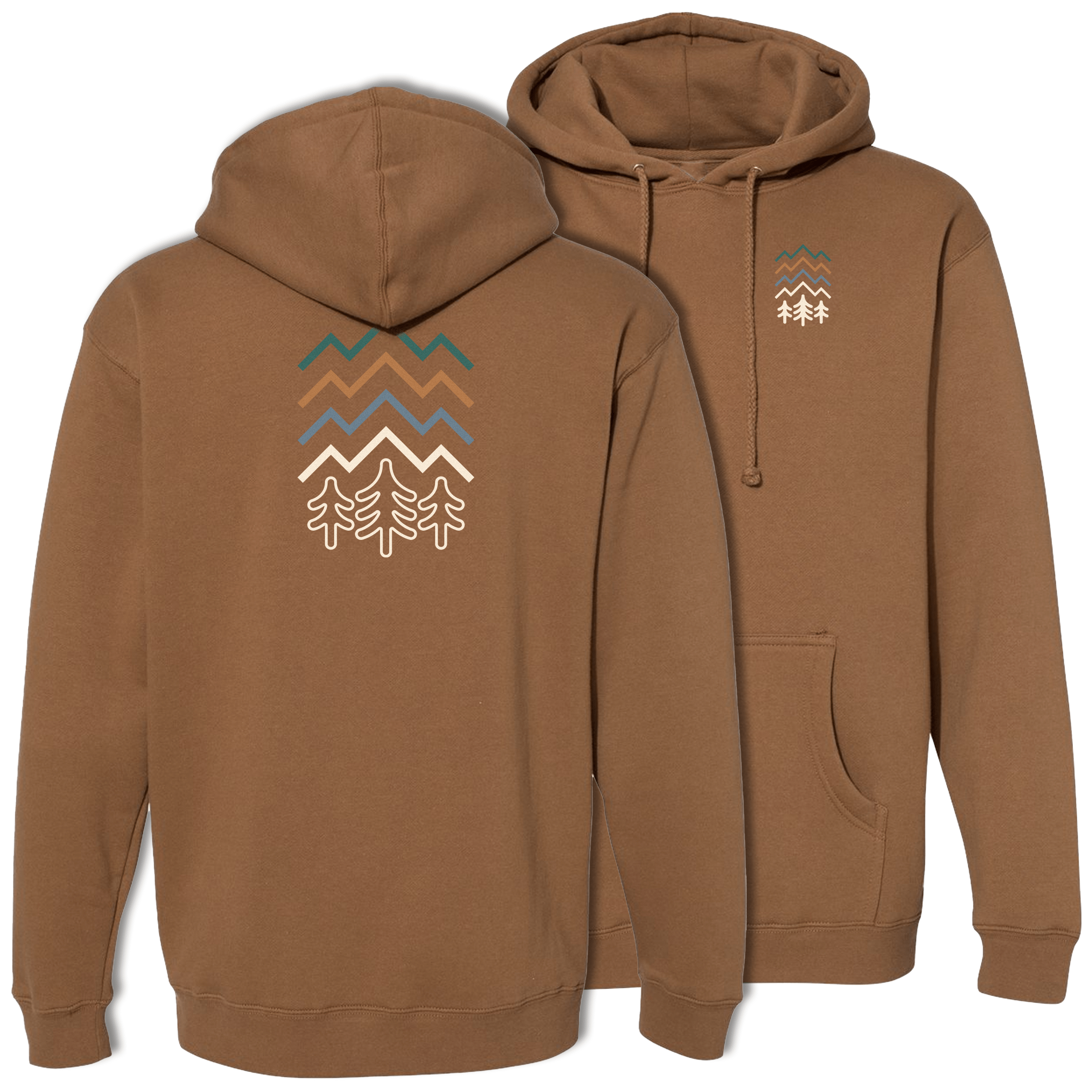 TriPine Hoodie Canyon Clay / Small Easy Peaks Heavyweight Fleece Hoodie