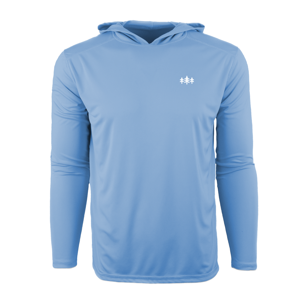 TriPine Hoodie Columbia Blue / Small TriPine Solar Shield Performance Hoodie