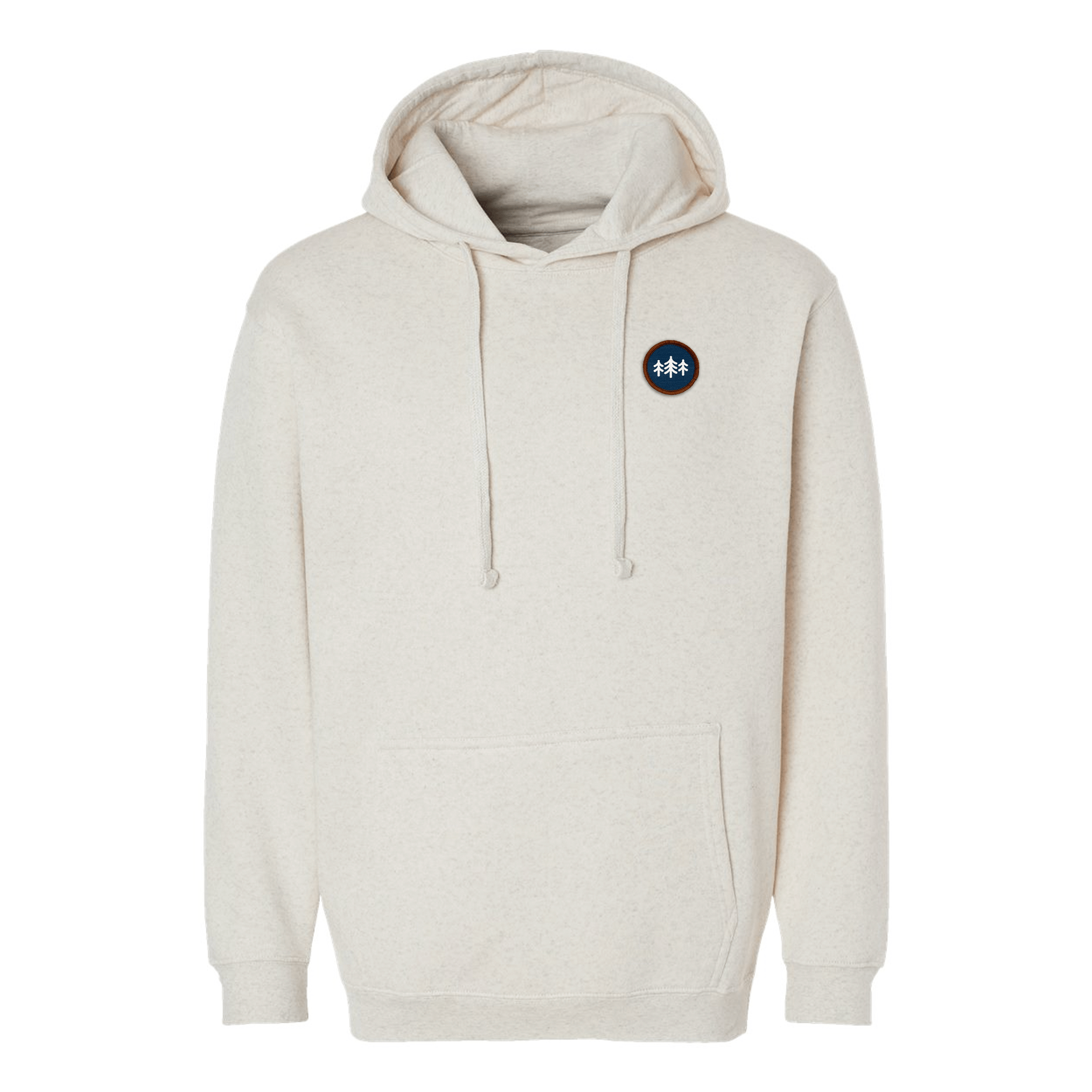 TriPine Hoodie Heather Oatmeal / Small Coin Patch Cloudfit Hoodie