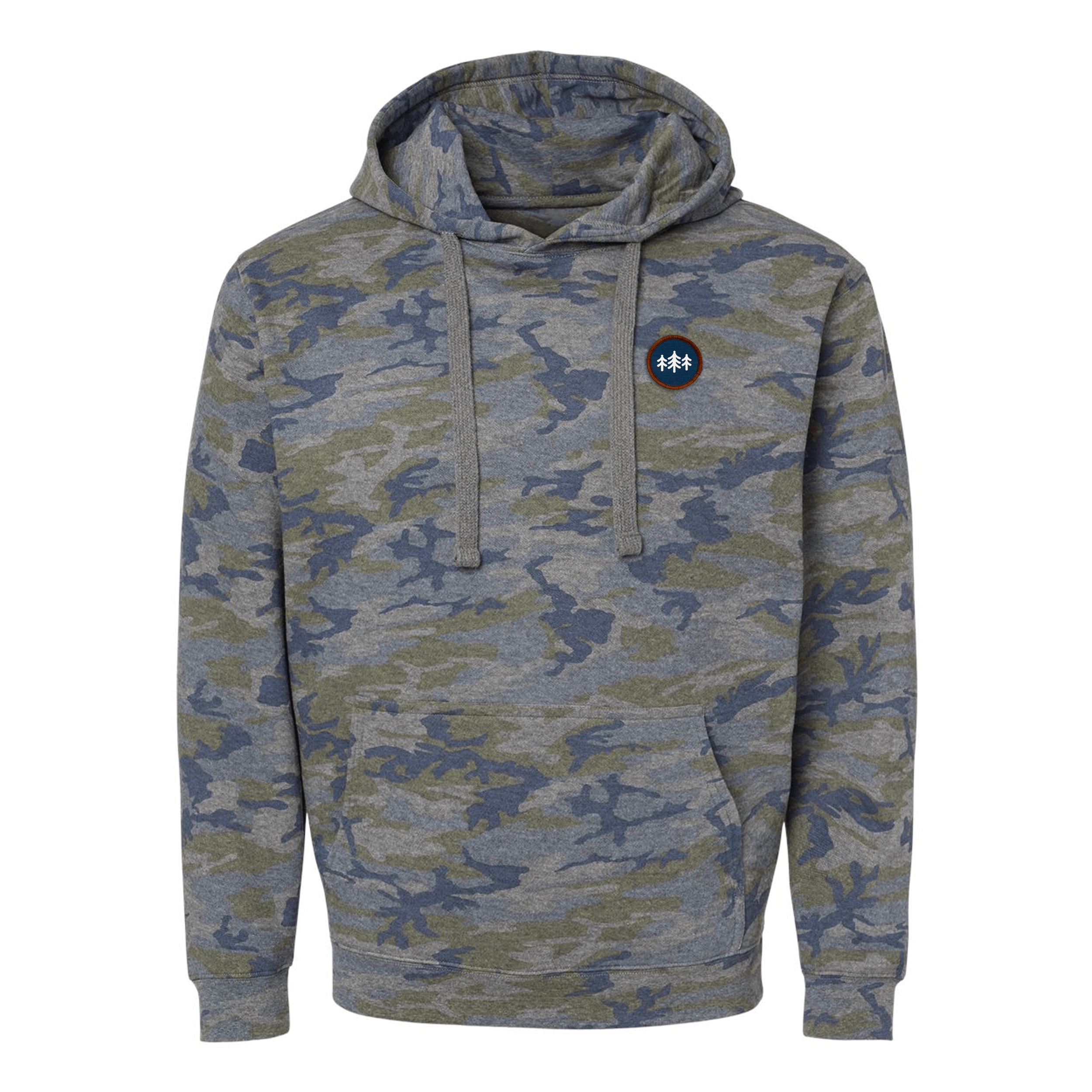 TriPine Hoodie Vintage Camo / Small Coin Patch Cloudfit Hoodie