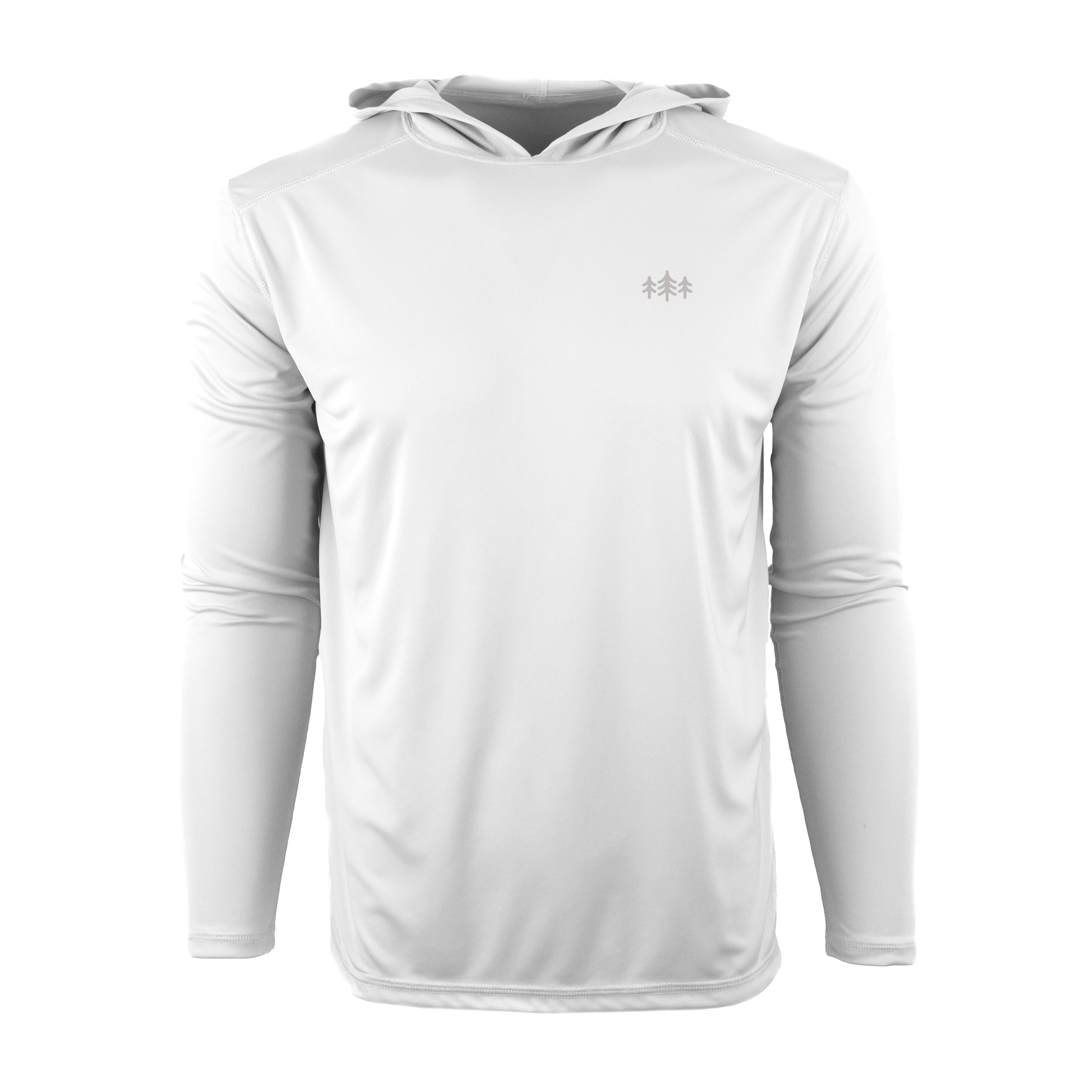 TriPine Hoodie White / Small TriPine Solar Shield Performance Hoodie