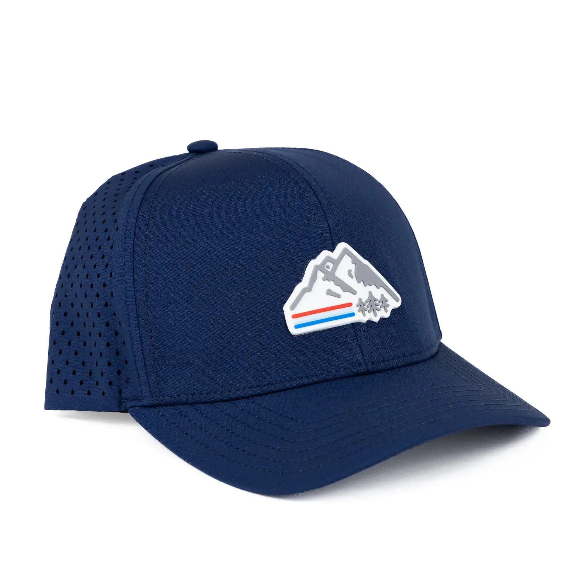 TriPine Performance Hat Navy Retro Mountain AllTrek Performance Hat
