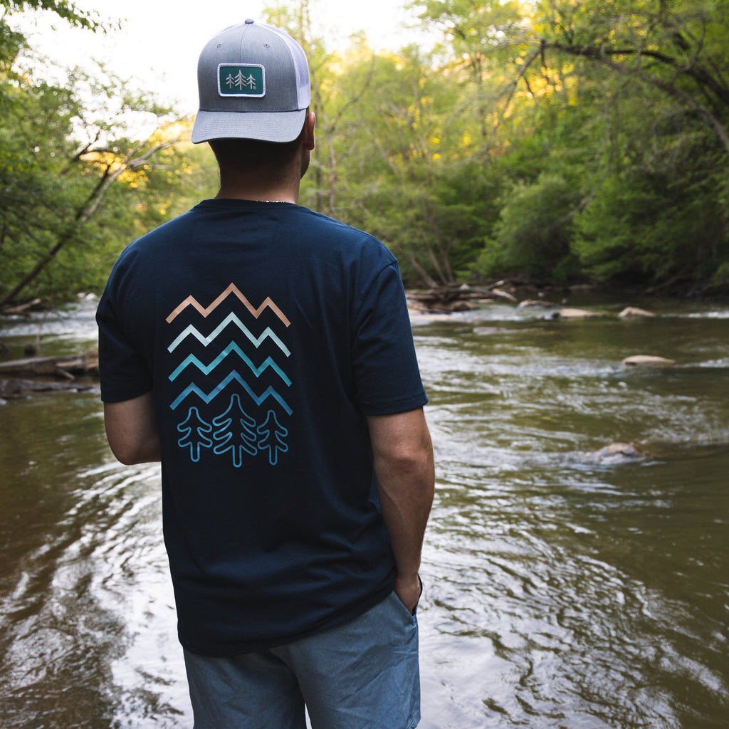 TriPine Short Sleeve Tee Easy Peaks CloudFit Tee