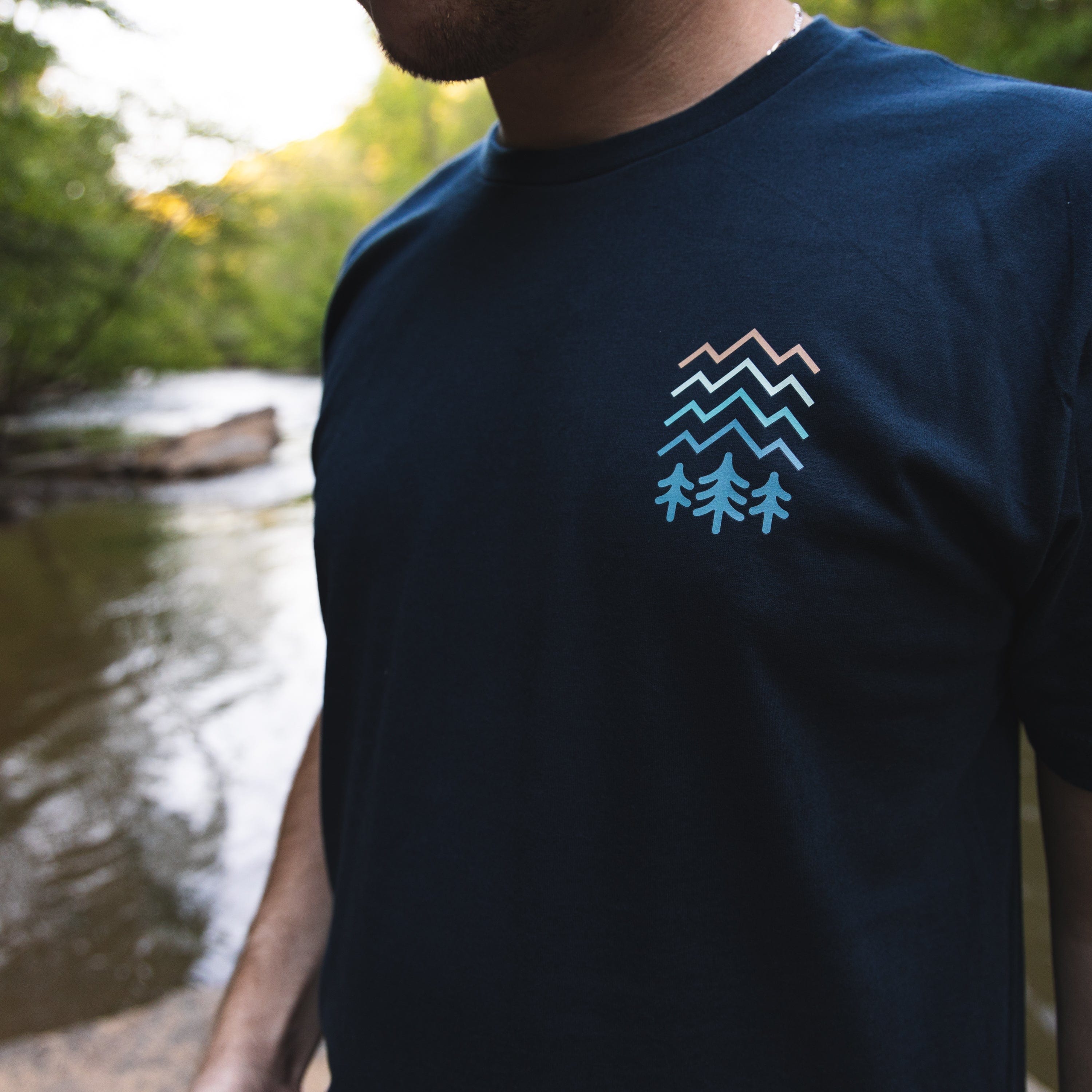 TriPine Short Sleeve Tee Easy Peaks CloudFit Tee