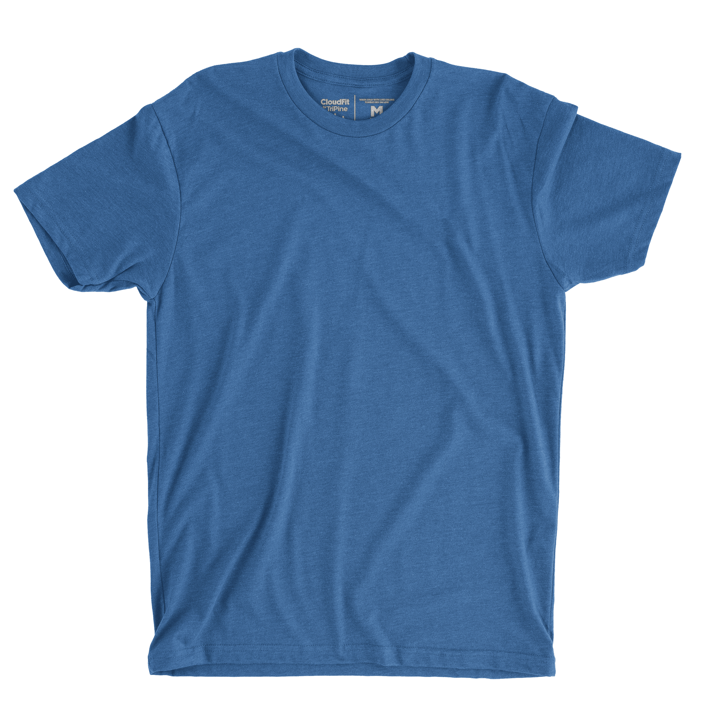 TriPine Short Sleeve Tee Heather Cool Blue / Small Essential CloudFit Tee
