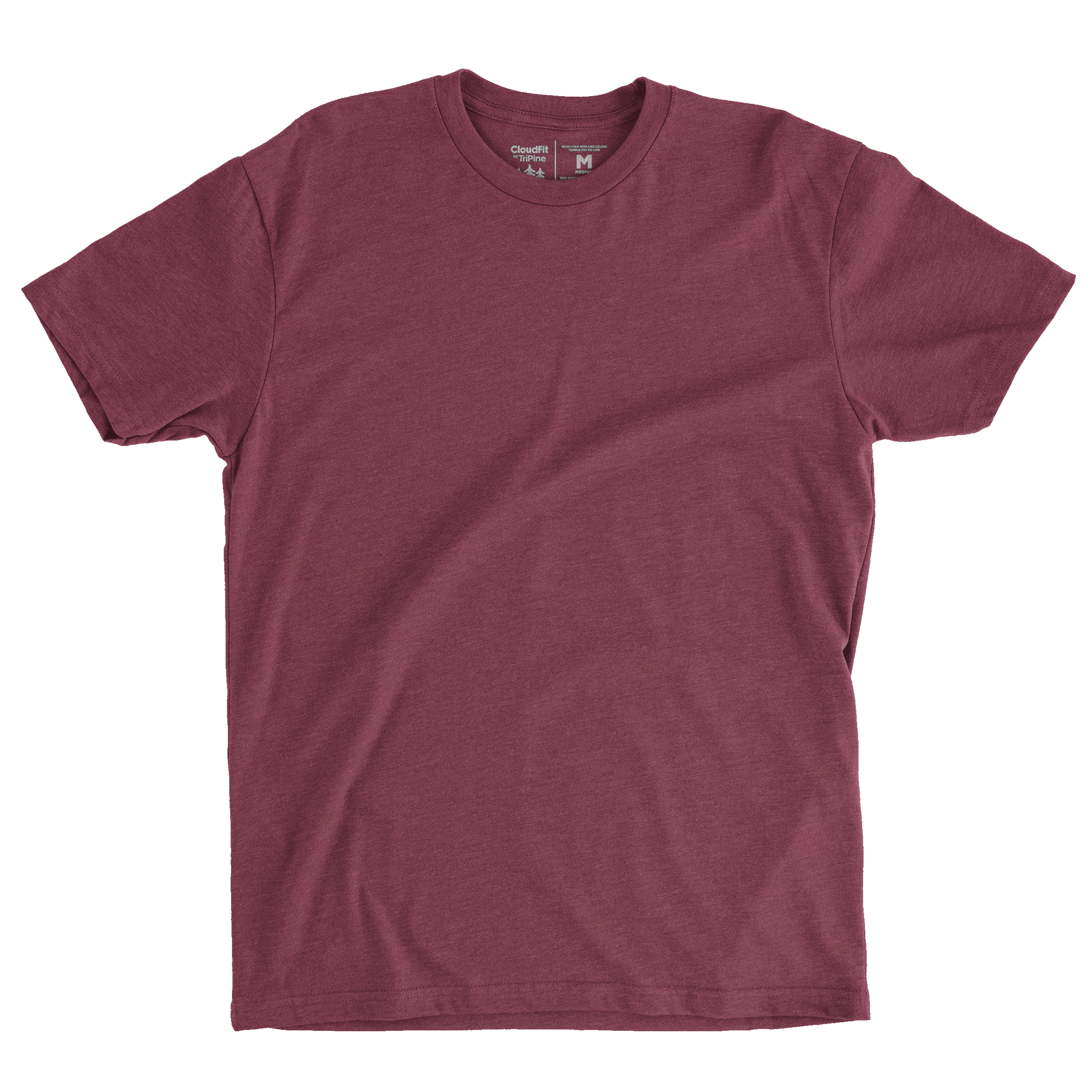 TriPine Short Sleeve Tee Heather Maroon / Small Essential CloudFit Tee