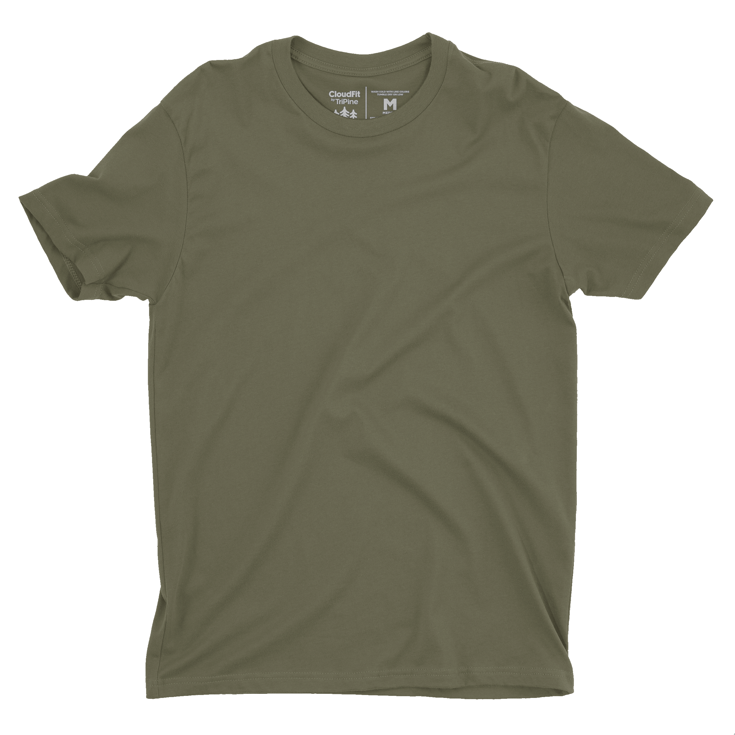 TriPine Short Sleeve Tee Olive / Small Essential CloudFit Tee