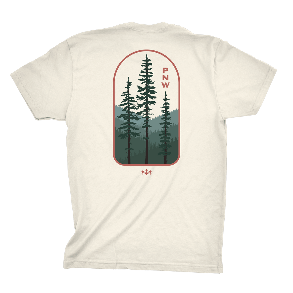 TriPine Short Sleeve Tee Pacific Northwest CloudFit Tee