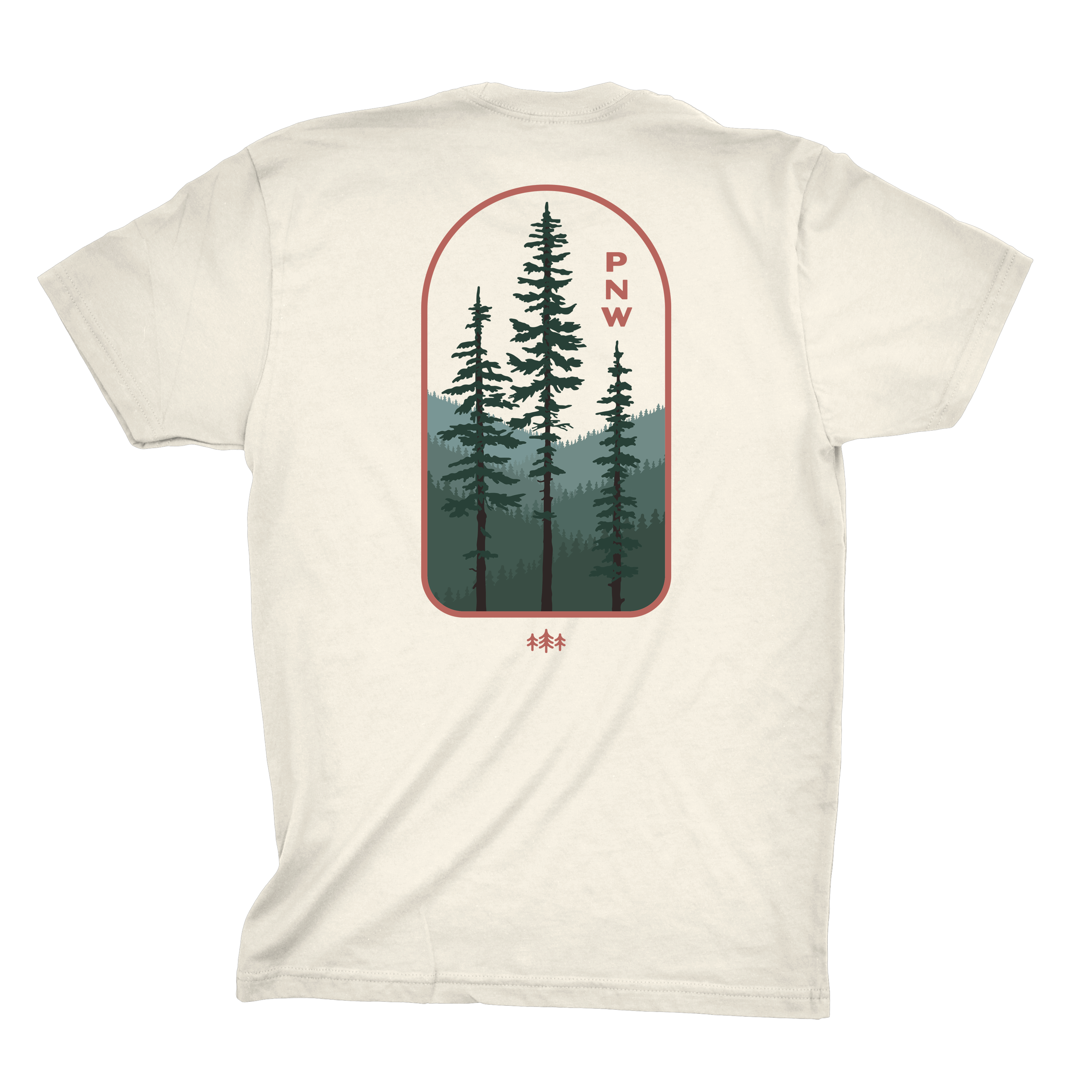 TriPine Short Sleeve Tee Pacific Northwest CloudFit Tee