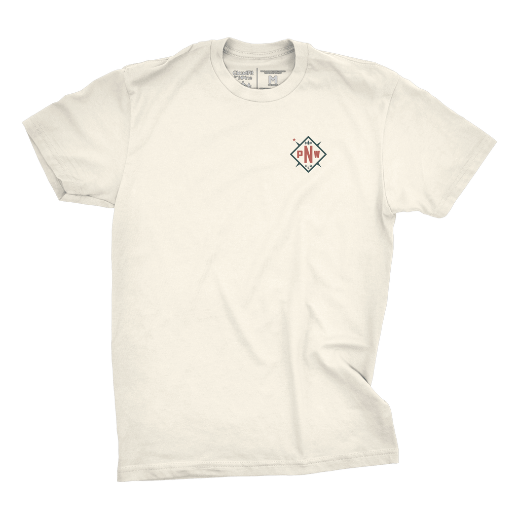 TriPine Short Sleeve Tee Pacific Northwest CloudFit Tee