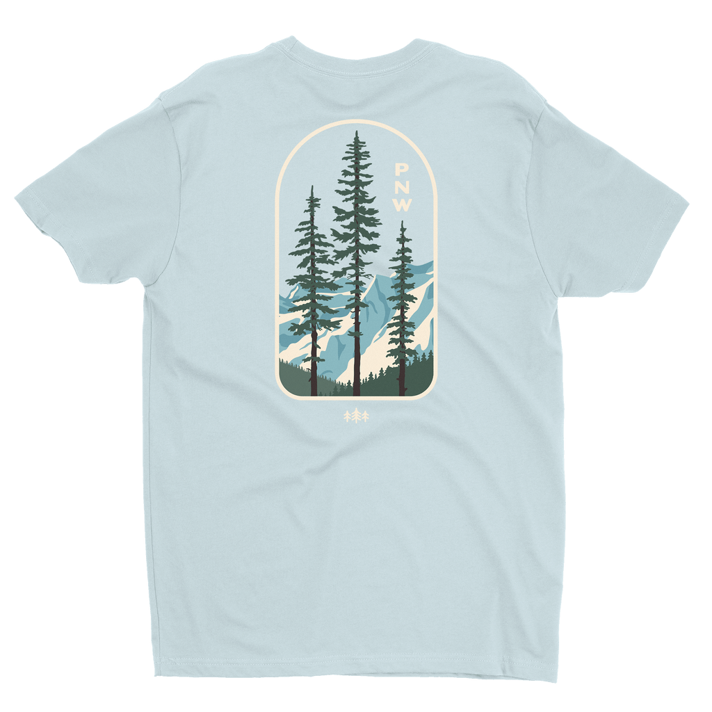 TriPine Short Sleeve Tee Pacific Northwest CloudFit Tee