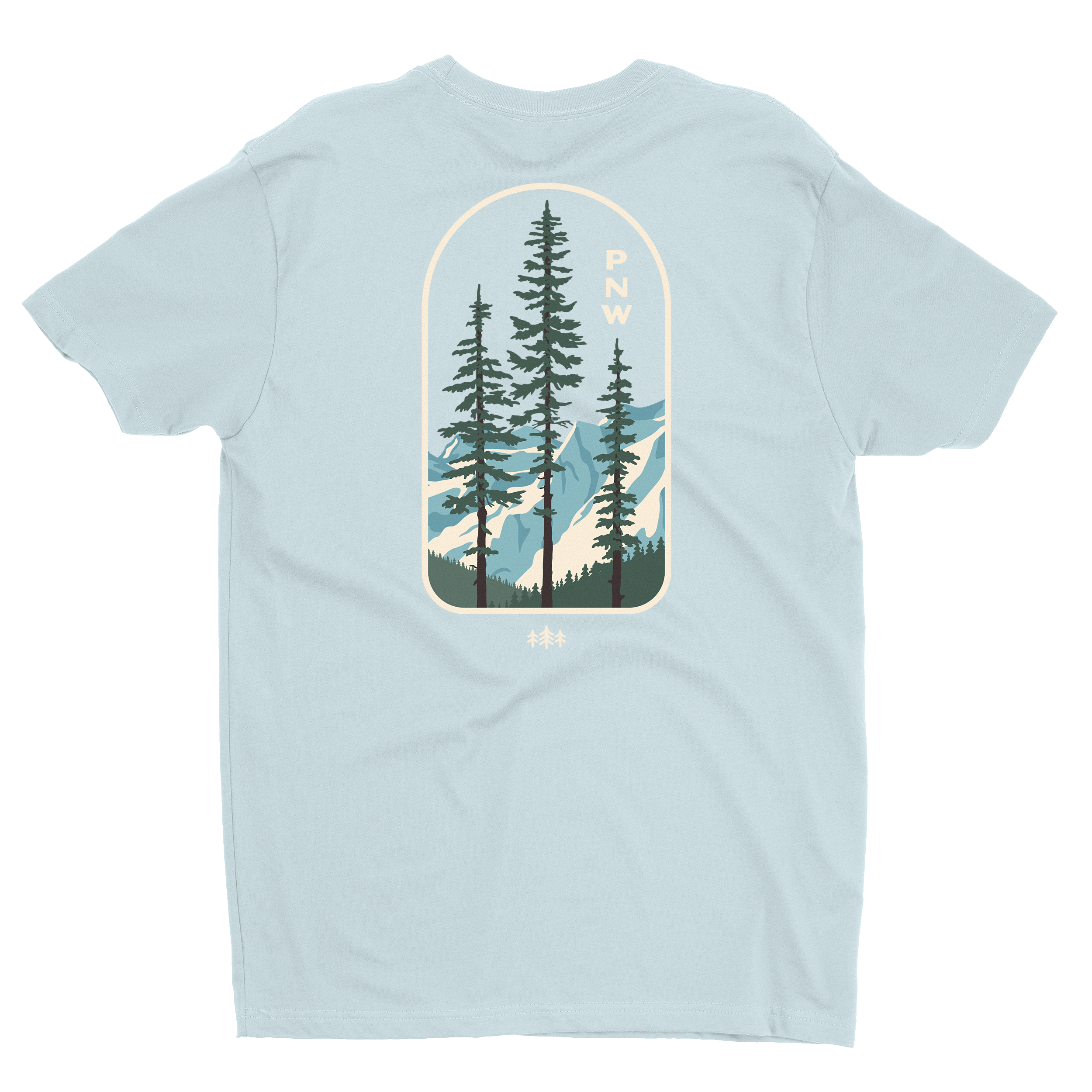 TriPine Short Sleeve Tee Pacific Northwest CloudFit Tee