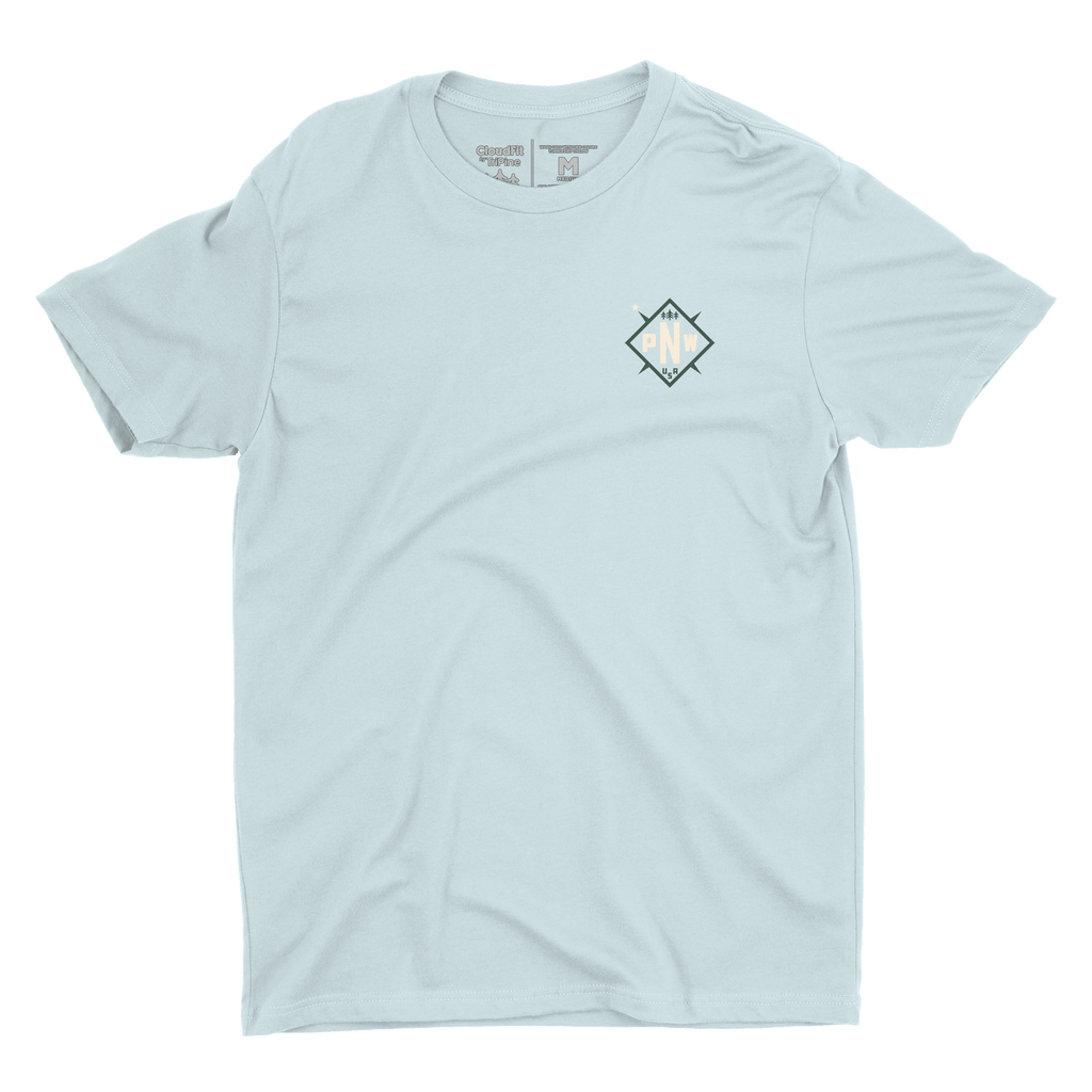 TriPine Short Sleeve Tee Pacific Northwest CloudFit Tee