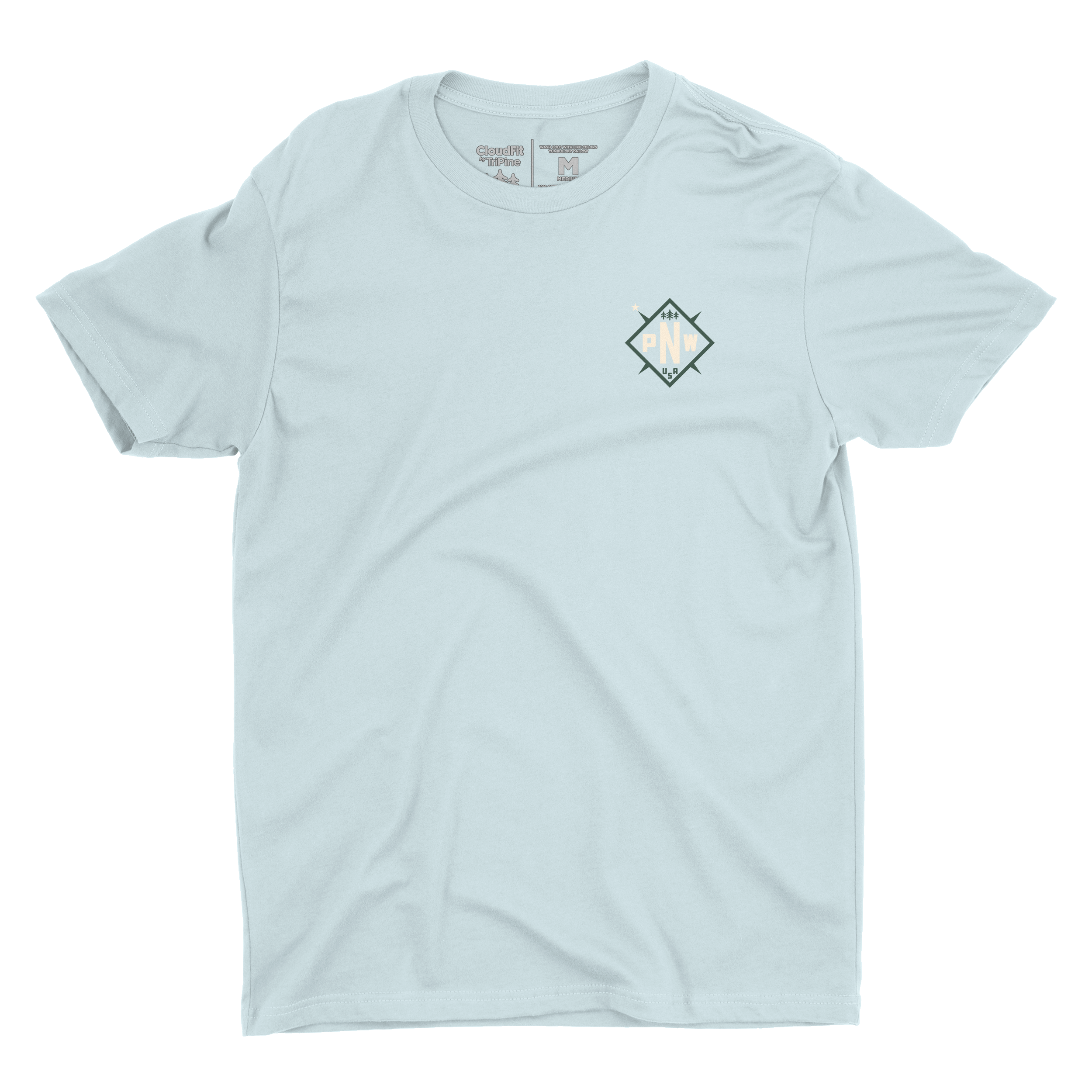 TriPine Short Sleeve Tee Pacific Northwest CloudFit Tee