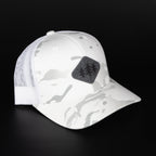 TriPine Trucker Hat Alpine White Camo Camo Topo Diamond Pines Trucker Hat