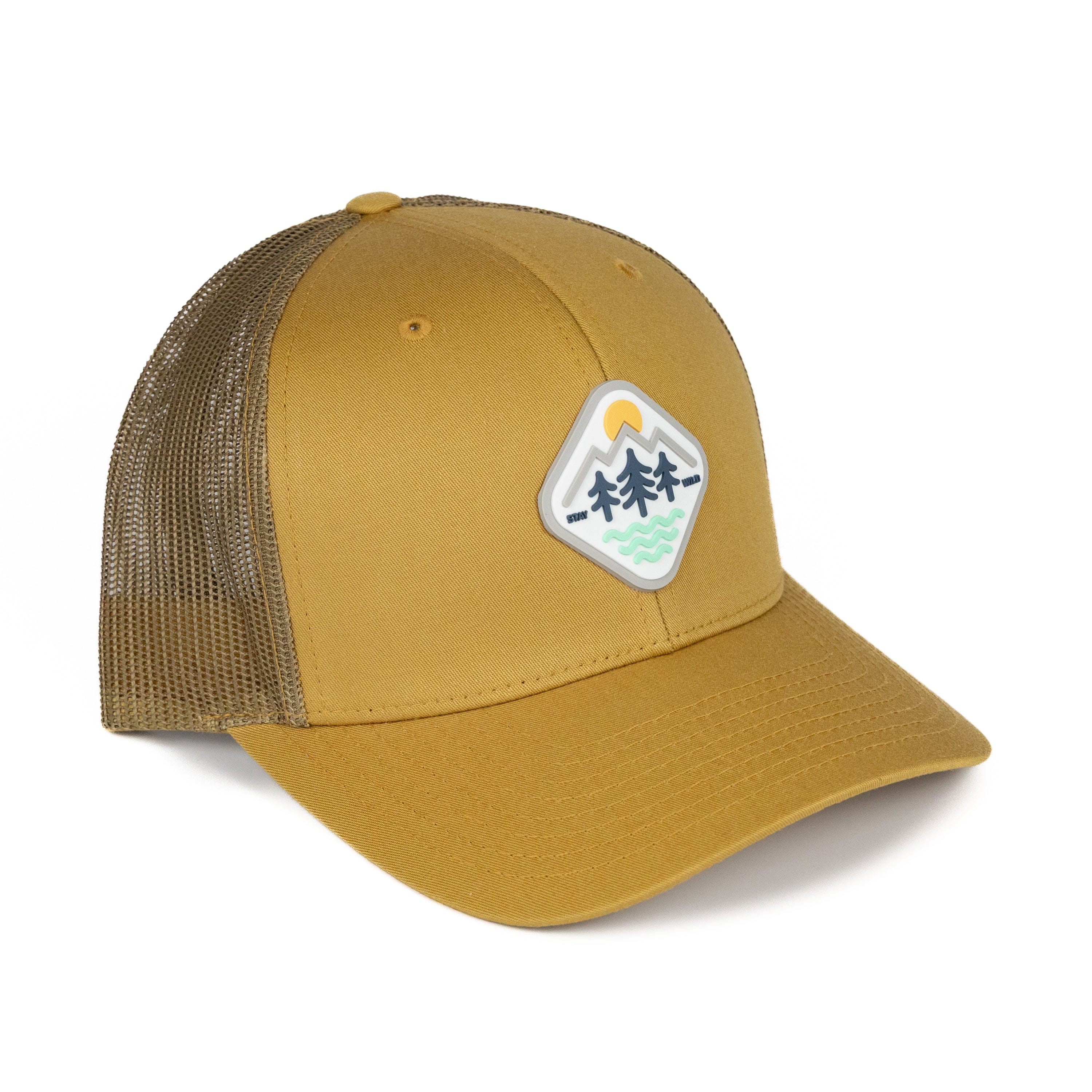 TriPine Trucker Hat Amber Gold Sea to Summit Trucker Hat