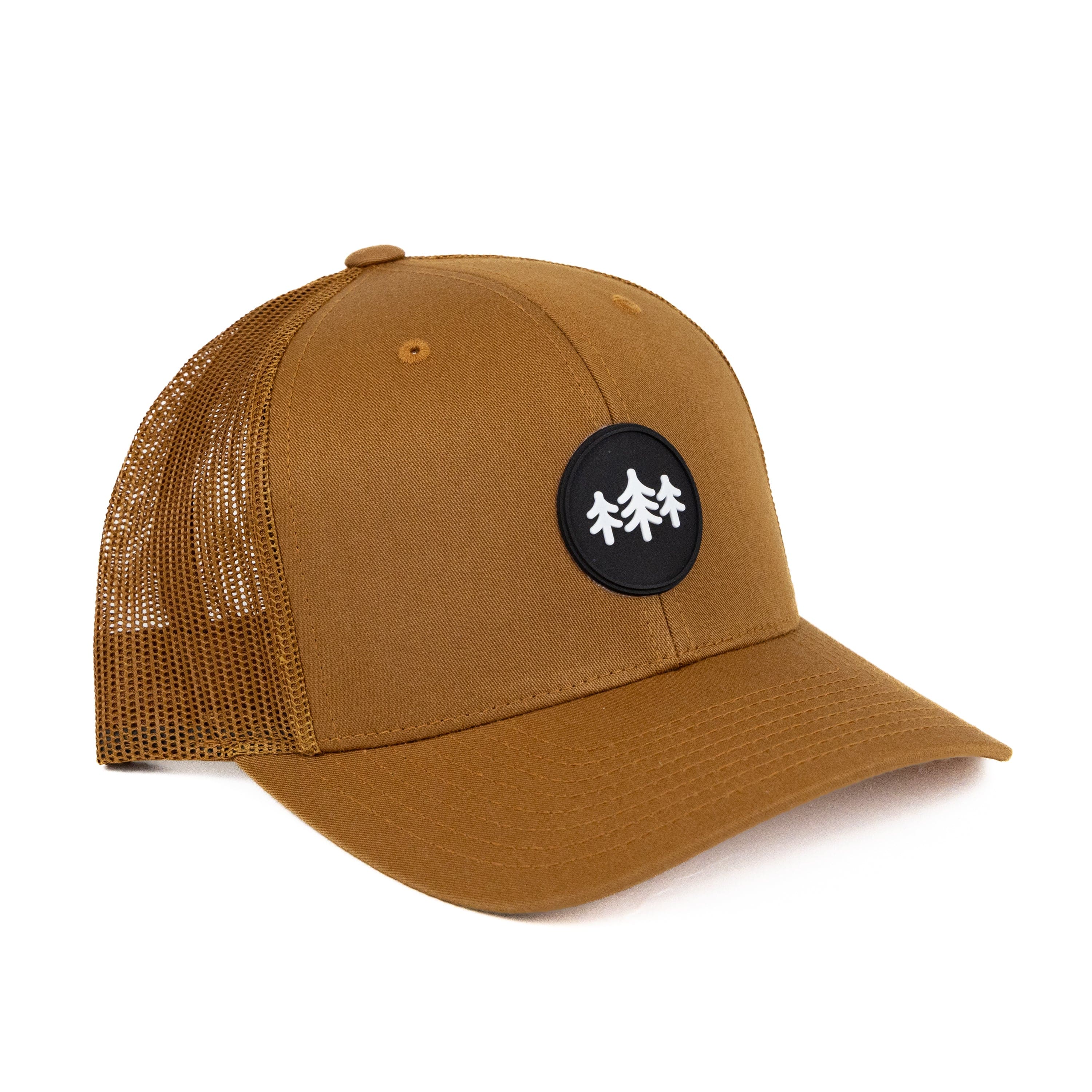 TriPine Trucker Hat Caramel Coin Patch Trucker Hat