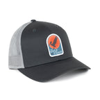 TriPine Trucker Hat Charcoal/ Silver Gulf Coast Trucker Hat