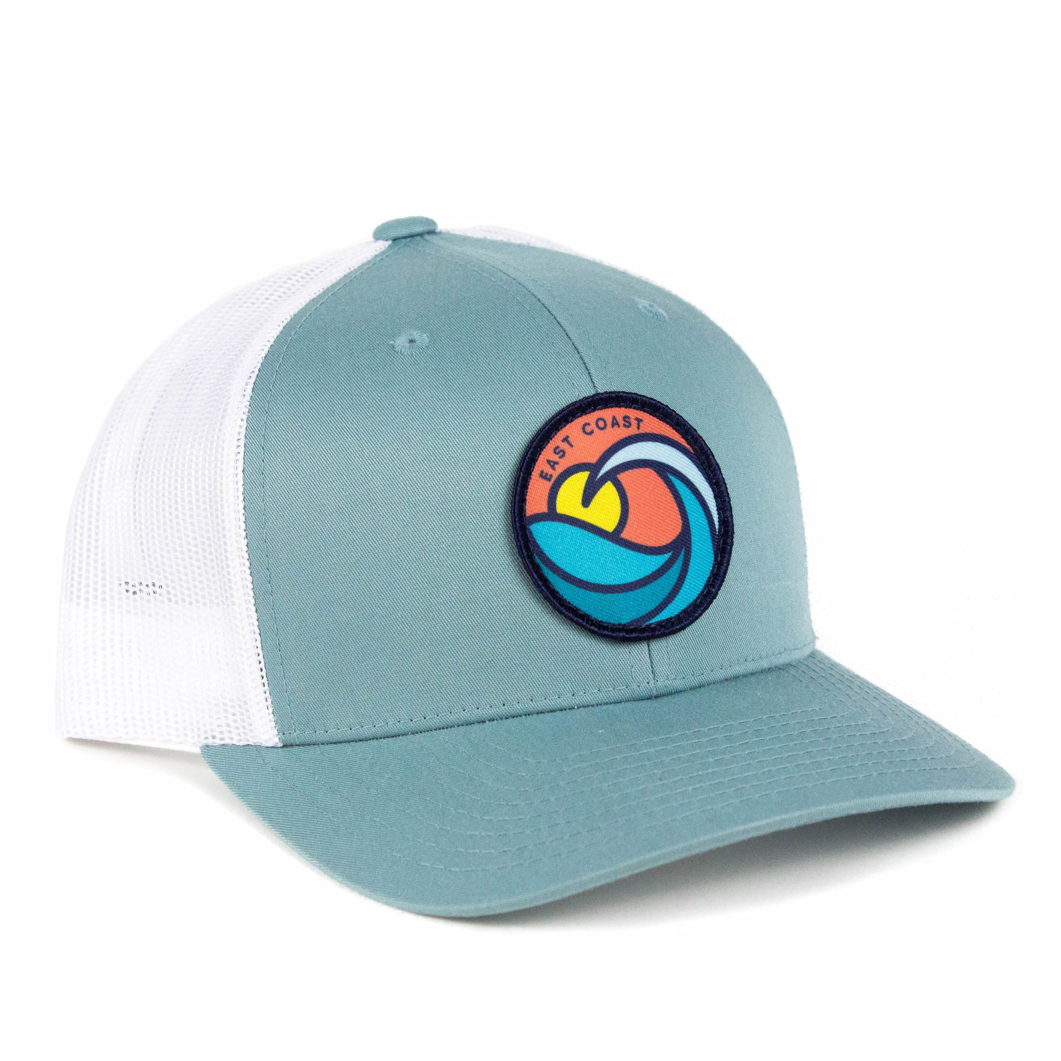 TriPine Trucker Hat Coastal Blue/ White East Coast Trucker Hat