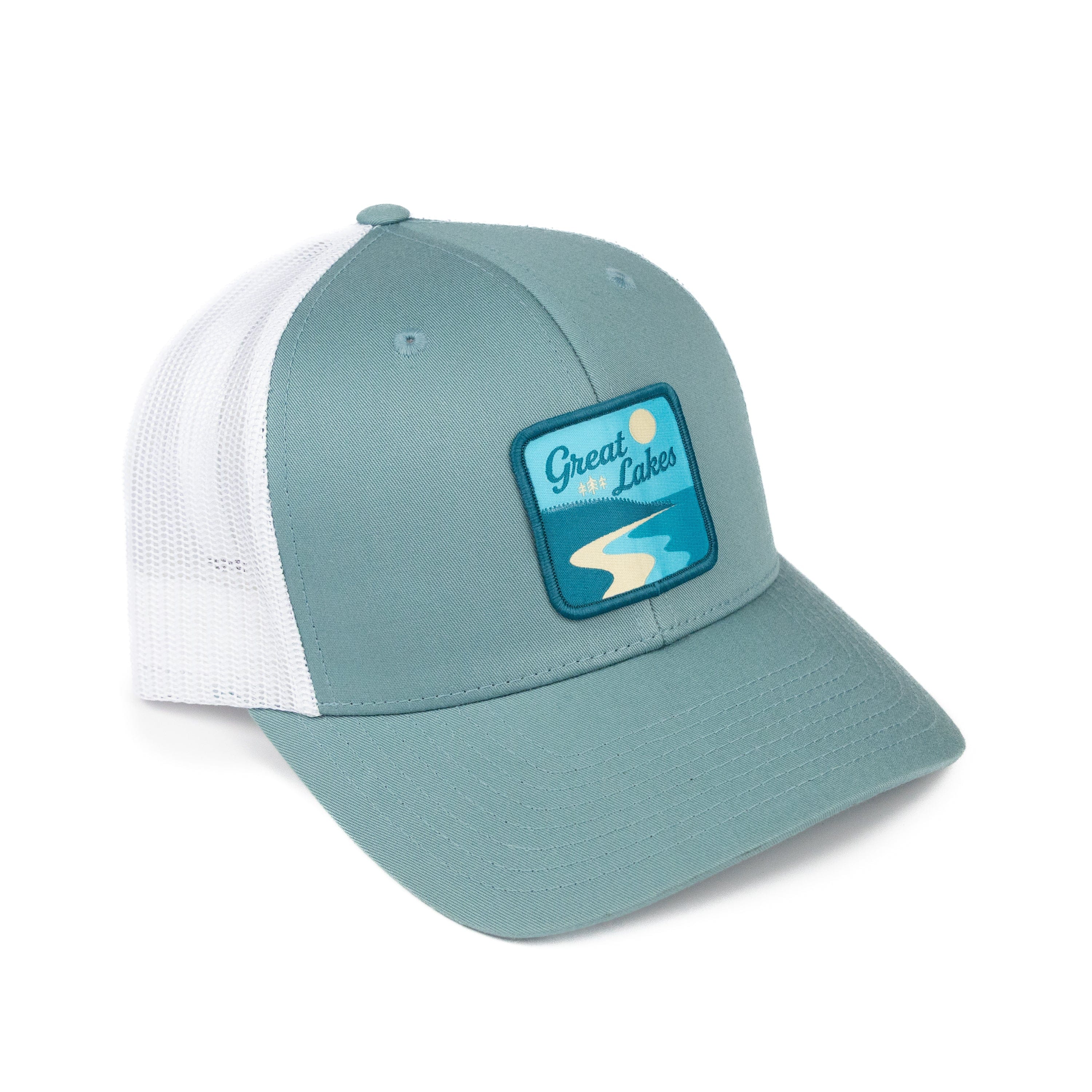 TriPine Trucker Hat Coastal Blue/ White Great Lakes Trucker Hat