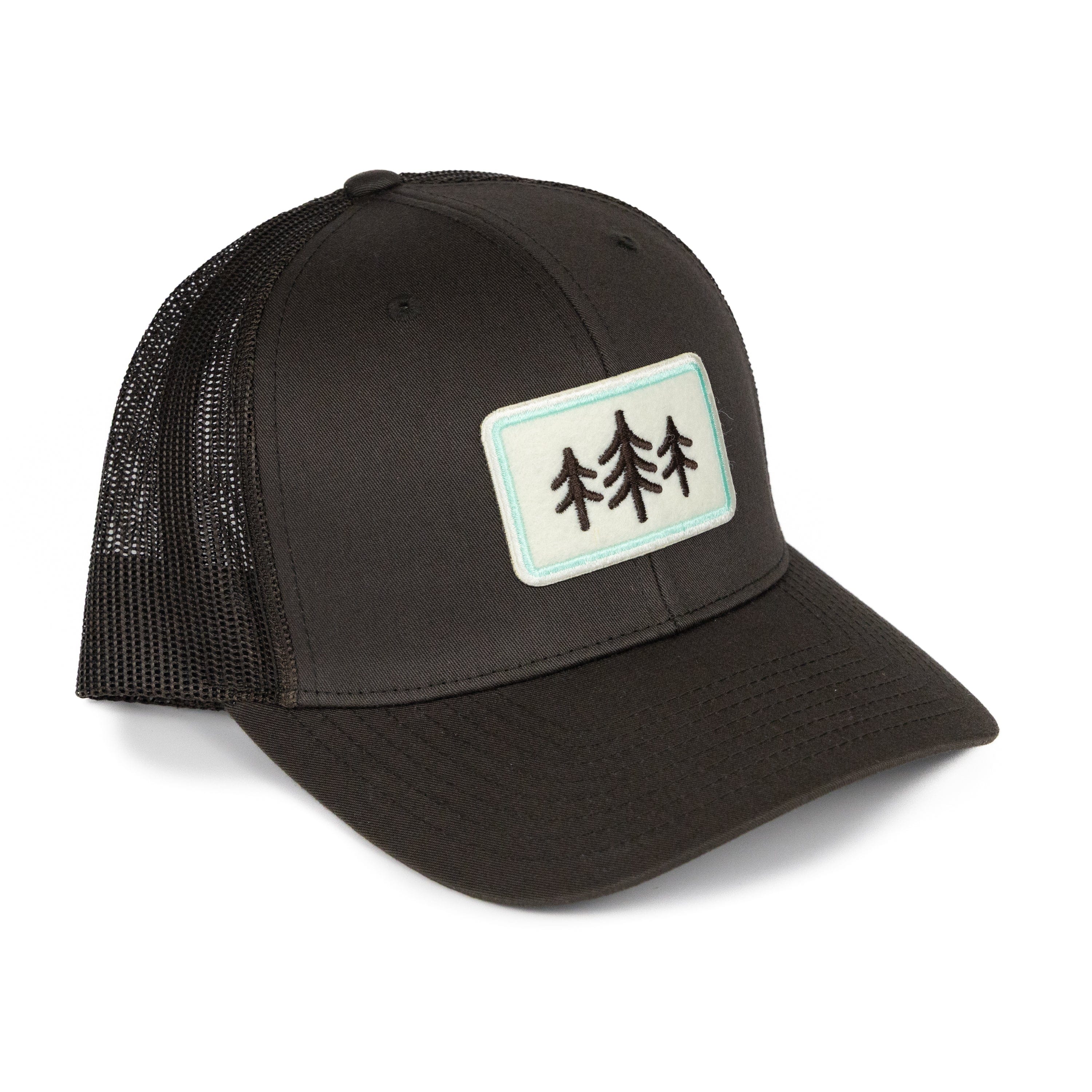 TriPine Trucker Hat Coffee TriPine Felt Patch Trucker Hat