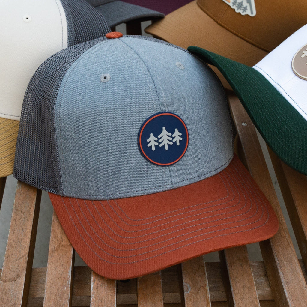 TriPine Trucker Hat Coin Patch Trucker Hat