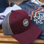 TriPine Trucker Hat Coin Patch Trucker Hat