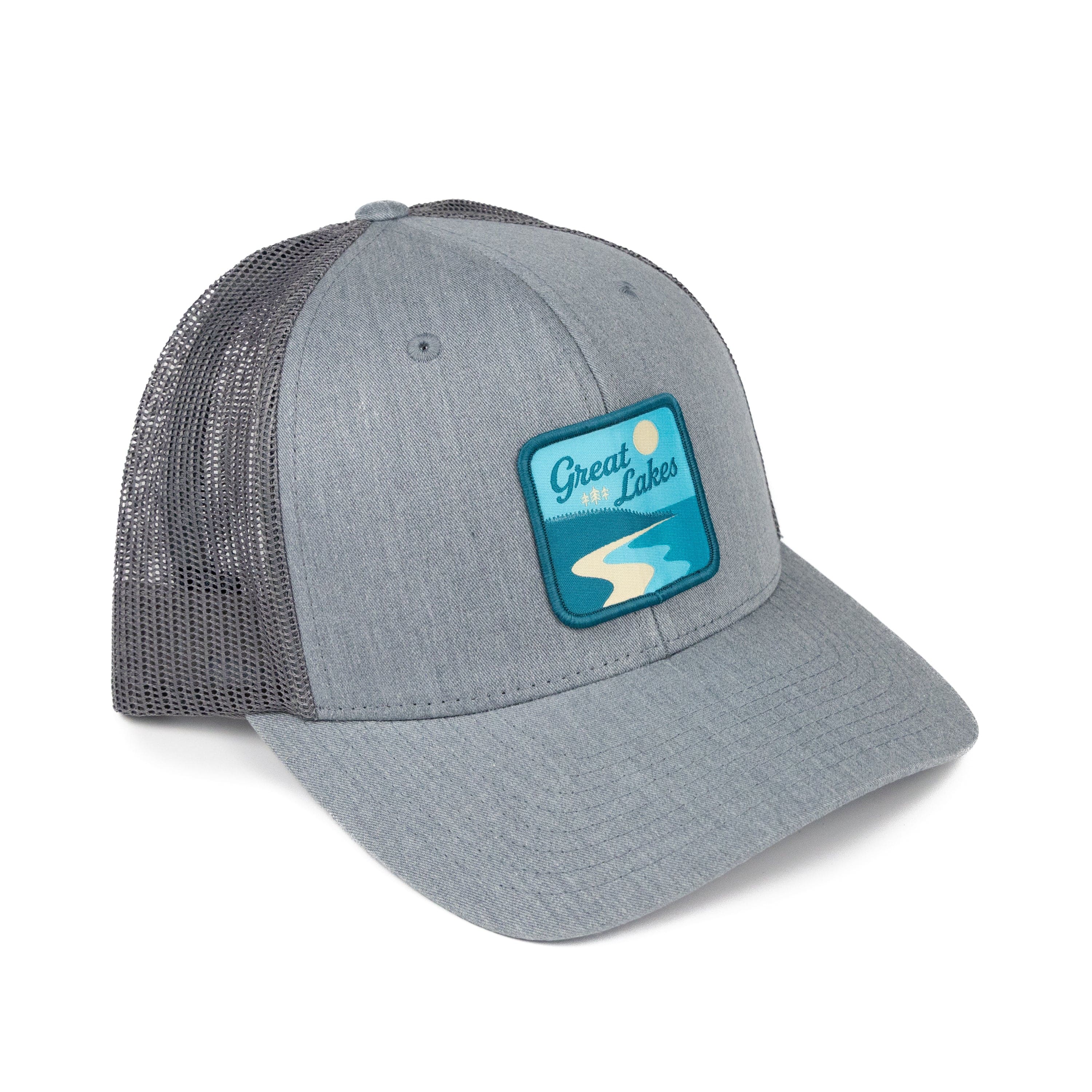 TriPine Trucker Hat Heather Gray/ Light Steel Great Lakes Trucker Hat