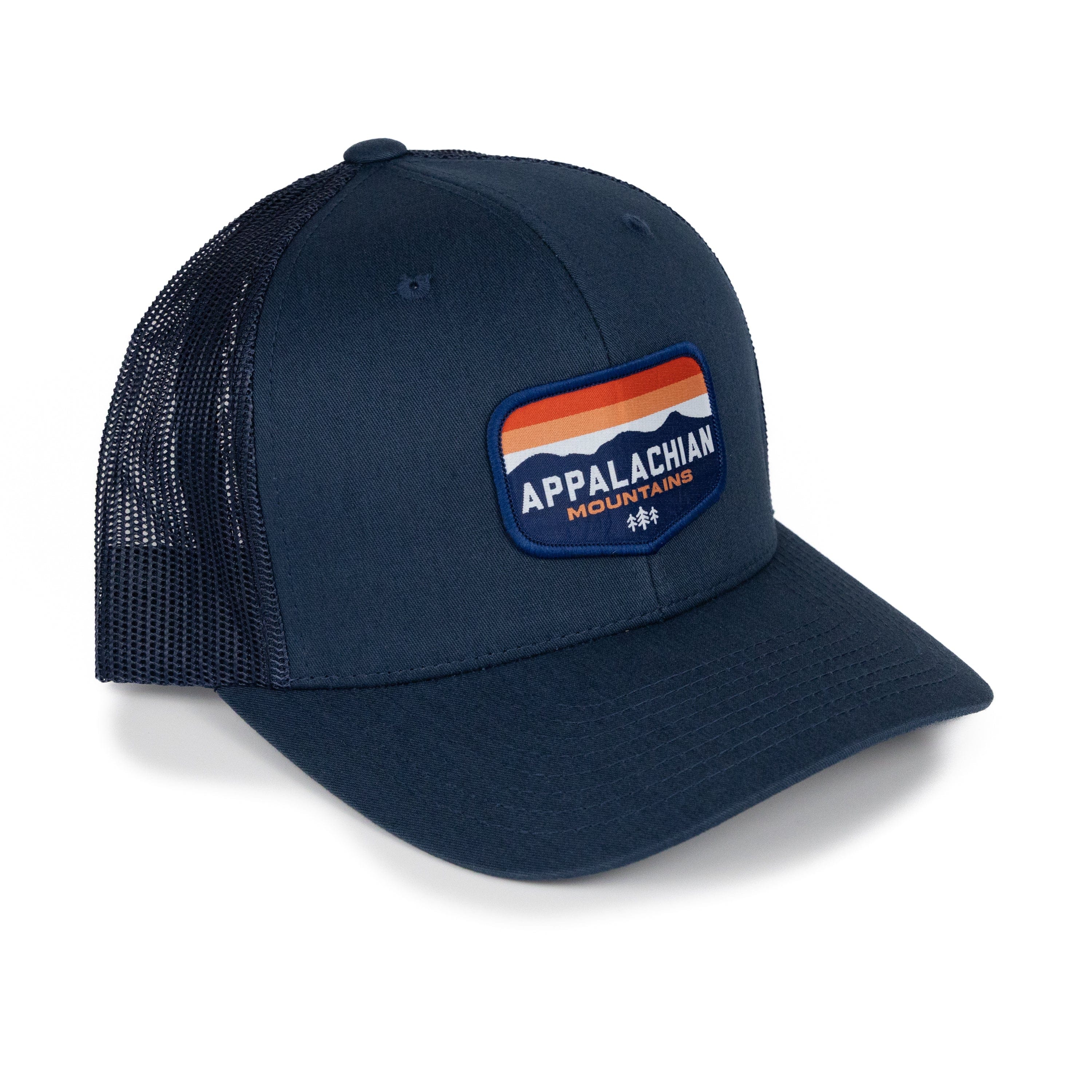 TriPine Trucker Hat Navy/ Navy Appalachian Mountains Trucker Hat