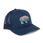 TriPine Trucker Hat Navy/ Navy Bison Range Trucker Hat
