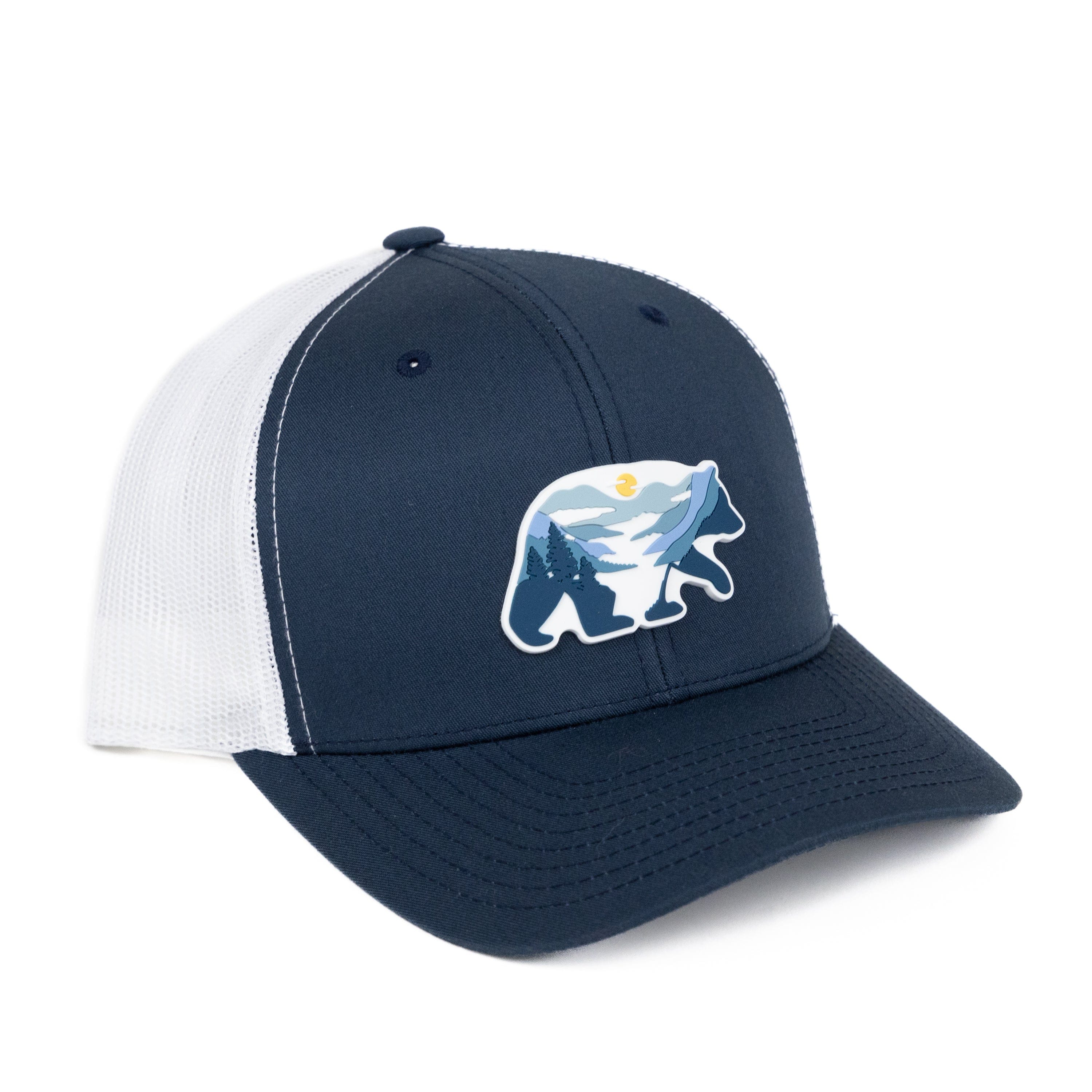 TriPine Trucker Hat Navy/ White Smokies Bear Trucker Hat
