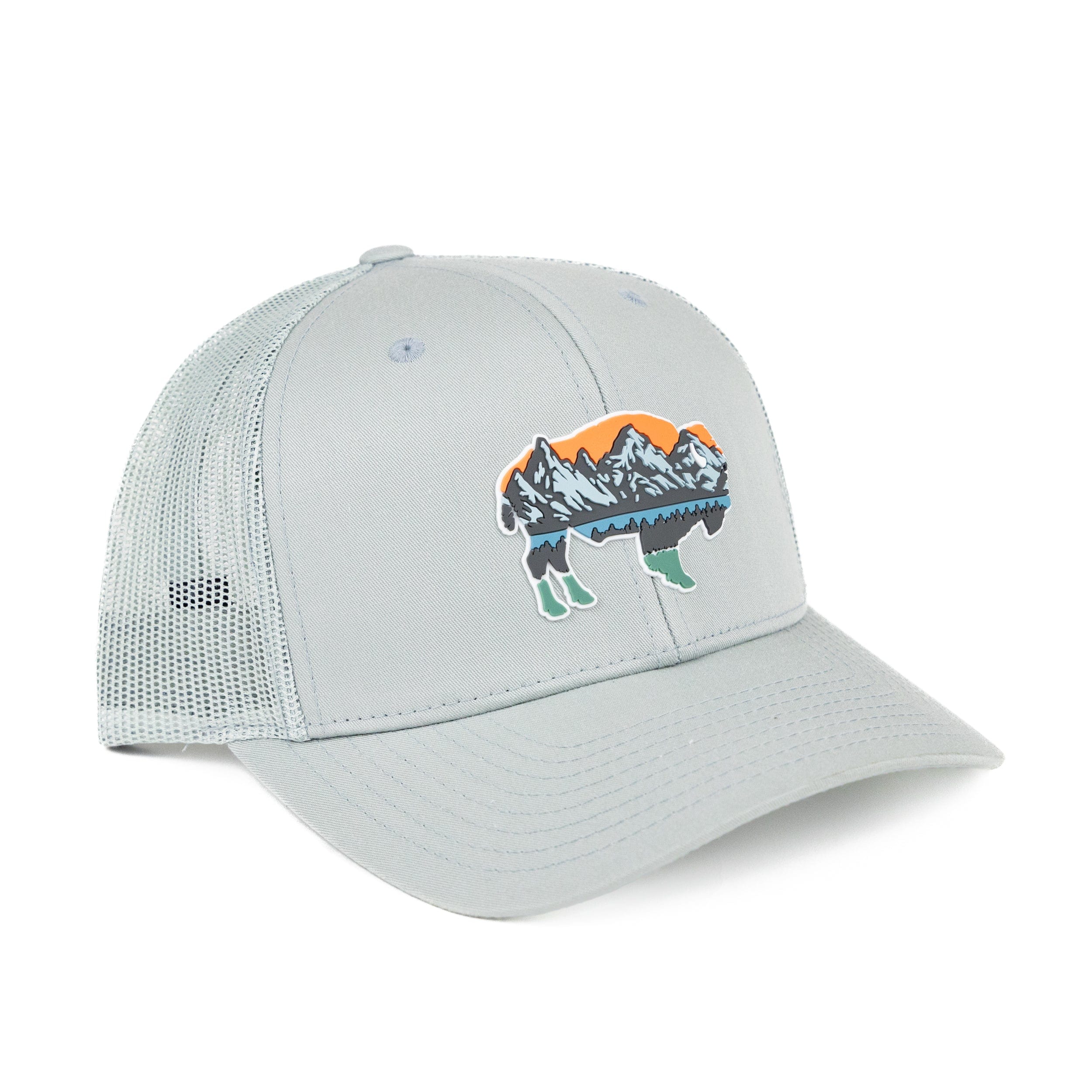 TriPine Trucker Hat Quarry/ Quarry Bison Range Trucker Hat