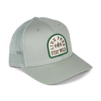TriPine Trucker Hat Quarry/ Quarry Live Free Stay Wild Trucker Hat