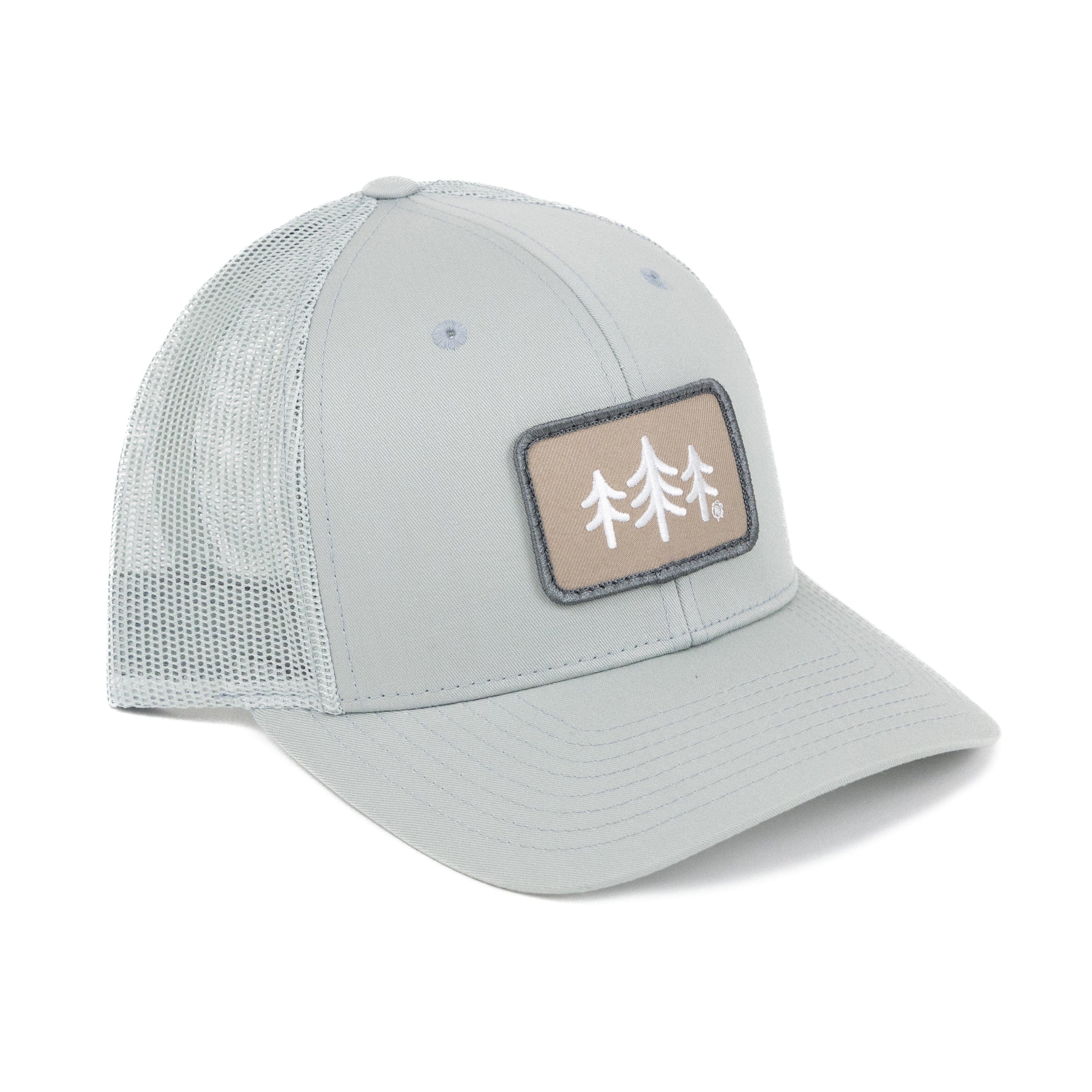TriPine Trucker Hat Quarry/ Quarry TriPine Patch Trucker Hat