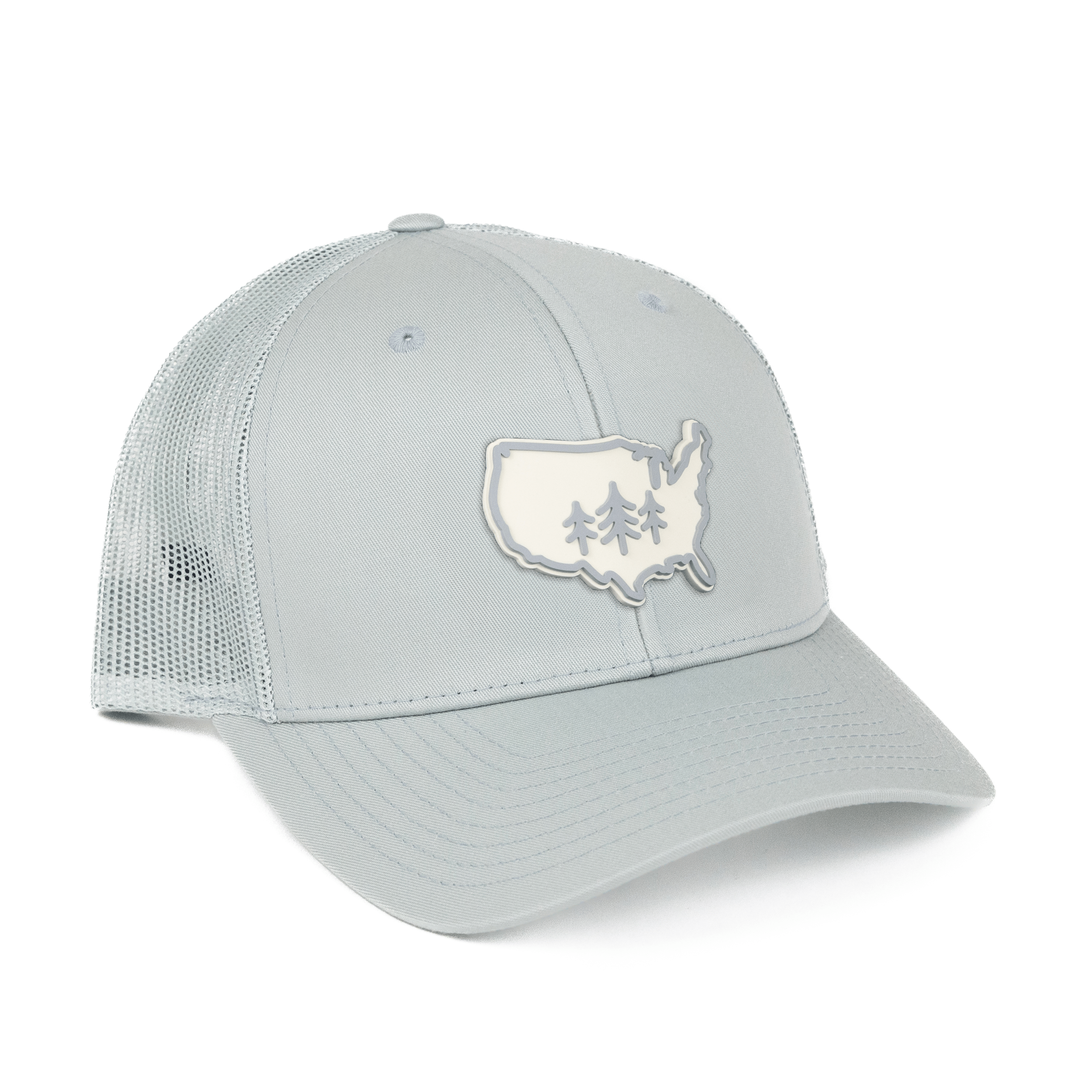 TriPine Trucker Hat Quarry/ Quarry USA TriPine Trucker Hat